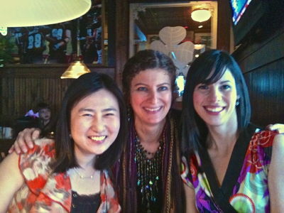 With colleagues Sangmi Lim and Jennifer Campbell, 2010