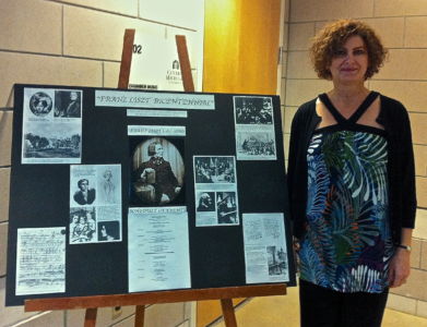 During the Franz Liszt Festival that I organized at Central Michigan University, 2012