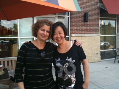 With pianist and colleague Zhihua Tang